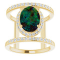 Oval Boulder Opal 98_Yellow Gold_Oval