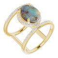 Oval Boulder Opal 100_Yellow Gold_Oval