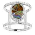 Oval Boulder Opal 101_Sterling Silver_Oval