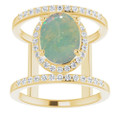Oval Boulder Opal 106_Yellow Gold_Oval