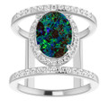 Oval Boulder Opal 108_White Gold_Oval