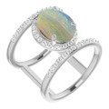 Oval Boulder Opal 112_White Gold_Oval