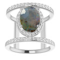 Oval Boulder Opal 113_Sterling Silver_Oval