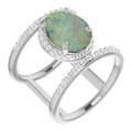 Oval Boulder Opal 115_Sterling Silver_Oval