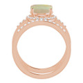 Oval White Opal 117_Rose Gold_Oval