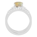 Round White Opal 118_Sterling Silver_Round