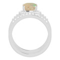 Round White Opal 119_Sterling Silver_Round