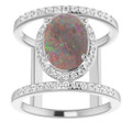 Oval Black Opal 121_White Gold_Oval
