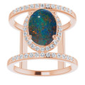 Oval Opal Triplet 133_Rose Gold_Oval