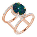 Oval Opal Triplet 137_Rose Gold_Oval
