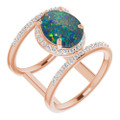 Oval Opal Triplet 138_Rose Gold_Oval