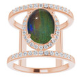 Oval Opal Triplet 140_Rose Gold_Oval