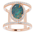 Oval Opal Triplet 141_Rose Gold_Oval