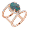 Oval Opal Triplet 141_Rose Gold_Oval