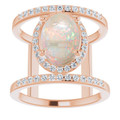 Oval White Opal 1_Rose Gold_Oval