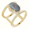 Oval Black Opal 12_Yellow Gold_Oval