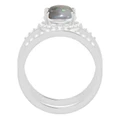 Oval Black Opal 12_Sterling Silver_Oval