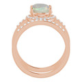 Oval Black Opal 13_Rose Gold_Oval