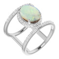 Oval Boulder Opal 94_Sterling Silver_Oval