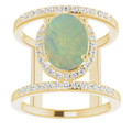Oval Boulder Opal 94_Yellow Gold_Oval