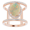 Oval Boulder Opal 95_Rose Gold_Oval