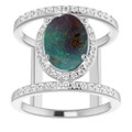 Oval Boulder Opal 96_Sterling Silver_Oval