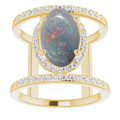 Oval Black Opal 12_Yellow Gold_Oval