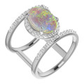 Oval Black Opal 13_White Gold_Oval