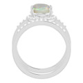 Oval Black Opal 13_Sterling Silver_Oval