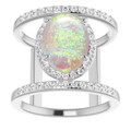 Oval Black Opal 13_Sterling Silver_Oval