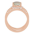 Oval White Opal 14_Rose Gold_Oval