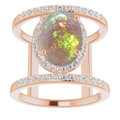Oval White Opal 14_Rose Gold_Oval