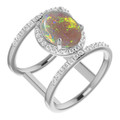 Oval White Opal 14_White Gold_Oval