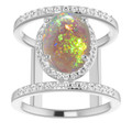 Oval White Opal 14_White Gold_Oval
