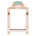 Oval Black Opal 16_Rose Gold_Oval