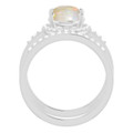 Oval White Opal 18_Sterling Silver_Oval