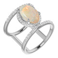 Oval White Opal 18_Sterling Silver_Oval