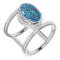 Oval Opal Triplet 58_White Gold_Oval