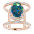 Oval Opal Triplet 69_Rose Gold_Oval