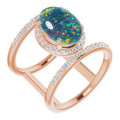 Oval Opal Triplet 69_Rose Gold_Oval