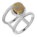 Round Boulder Opal 52_Sterling Silver_Round
