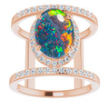 Oval Opal Triplet 73_Rose Gold_Oval