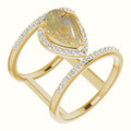 Teardrop Pipe Opal 39_Yellow Gold_Teardrop