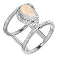 Teardrop White Opal 43_White Gold_Teardrop