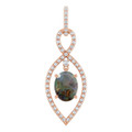 Oval Boulder Opal 113_Rose Gold_Oval Oval Boulder Opal 113_Rose Gold_Oval