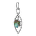 Oval Boulder Opal 114_White Gold_Oval Oval Boulder Opal 114_White Gold_Oval