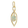 Oval White Opal 116_Yellow Gold_Oval Oval White Opal 116_Yellow Gold_Oval