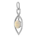 Oval White Opal 117_White Gold_Oval Oval White Opal 117_White Gold_Oval
