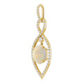 Oval White Opal 117_Yellow Gold_Oval Oval White Opal 117_Yellow Gold_Oval