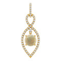 Round White Opal 118_Yellow Gold_Round Round White Opal 118_Yellow Gold_Round